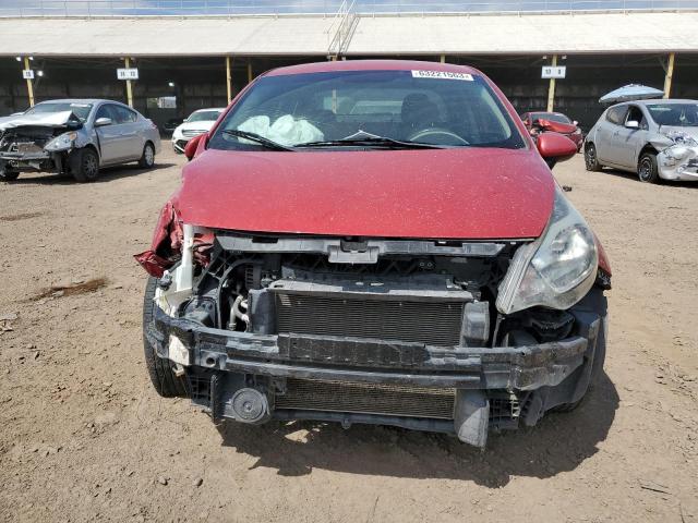 KNADM4A31E6372681 - 2014 KIA RIO LX RED photo 5