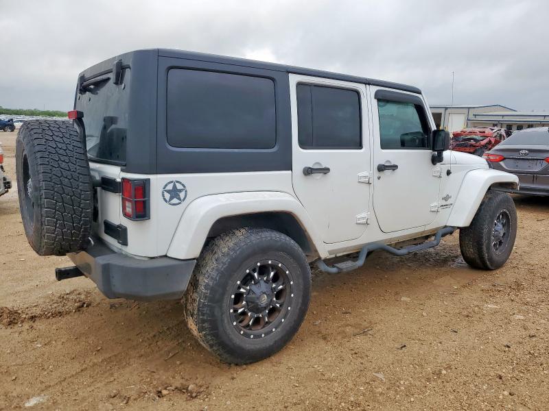 1C4BJWDG4EL187376 - 2014 JEEP WRANGLER U SPORT Белый фото 3