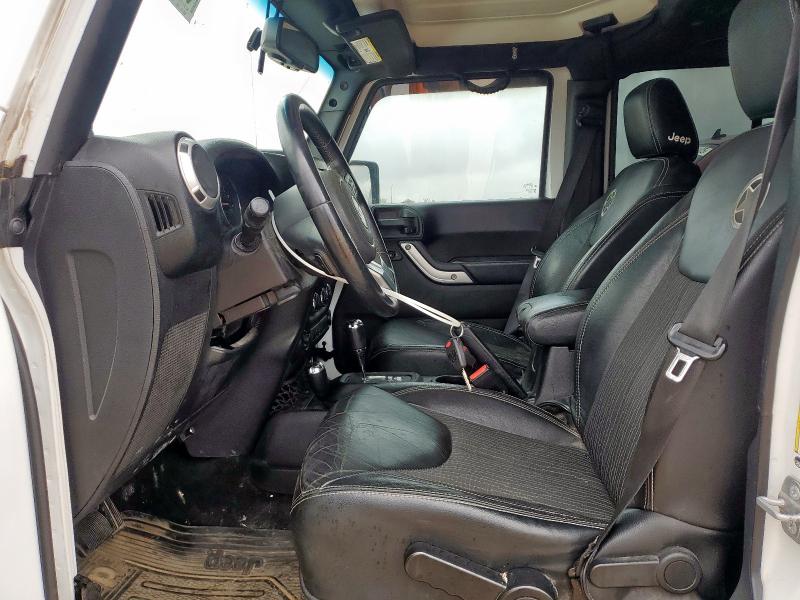 1C4BJWDG4EL187376 - 2014 JEEP WRANGLER U SPORT Белый фото 7