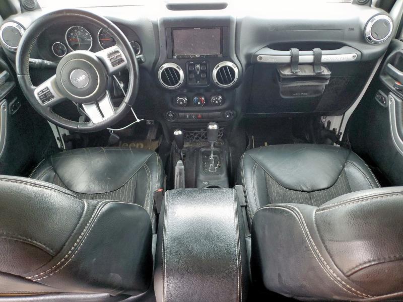 1C4BJWDG4EL187376 - 2014 JEEP WRANGLER U SPORT Белый фото 8