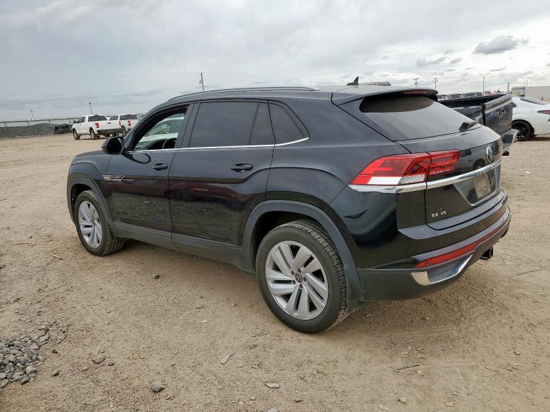 1V2JE2CA4MC201554 - 2021 VOLKSWAGEN ATLAS CROS SE Սև լուսանկար 2