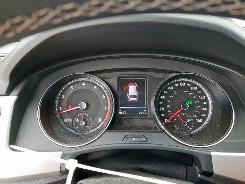 1V2JE2CA4MC201554 - 2021 VOLKSWAGEN ATLAS CROS SE Սև լուսանկար 9