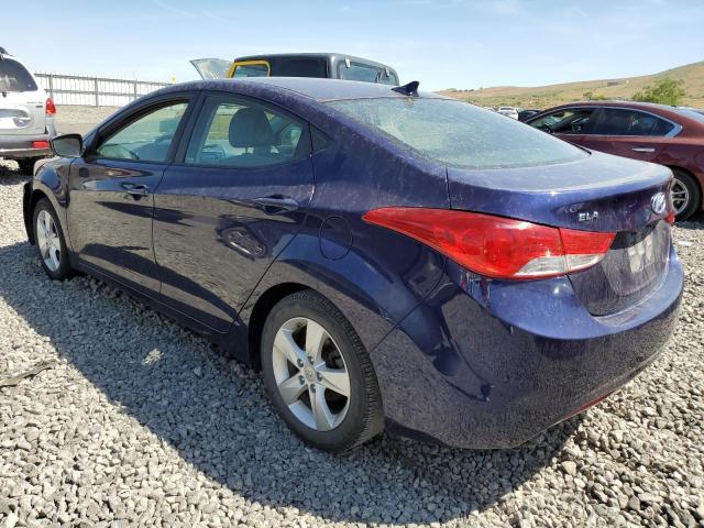 5NPDH4AE9DH365748 - 2013 HYUNDAI ELANTRA GLS BLUE photo 2