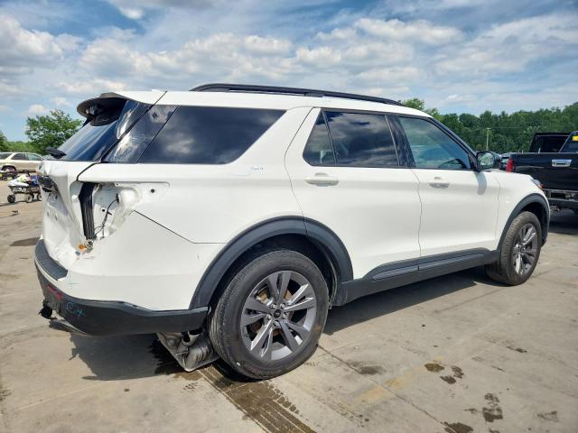 1FMSK8DH2NGC29064 - 2022 FORD EXPLORER XLT WHITE photo 3