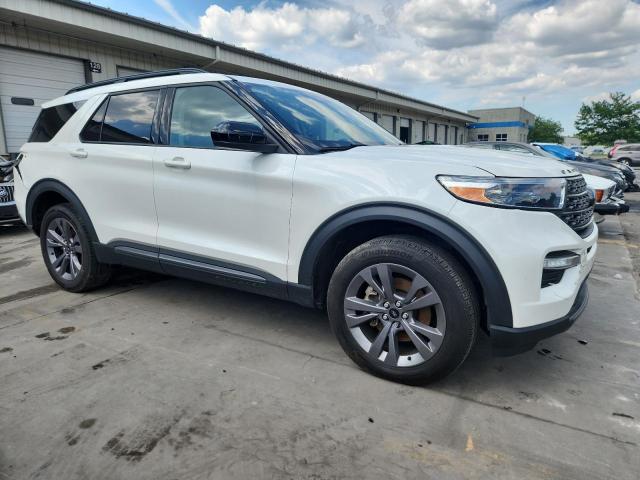 1FMSK8DH2NGC29064 - 2022 FORD EXPLORER XLT WHITE photo 4