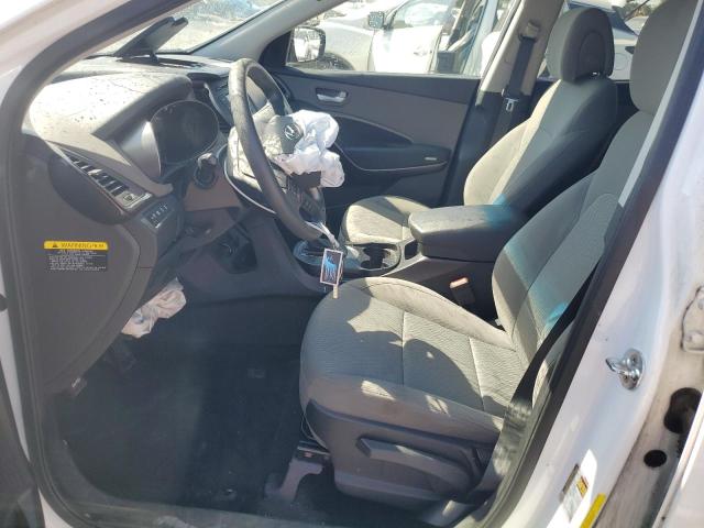 5NMZT3LB2JH073515 - 2018 HYUNDAI SANTA FE S WHITE photo 7