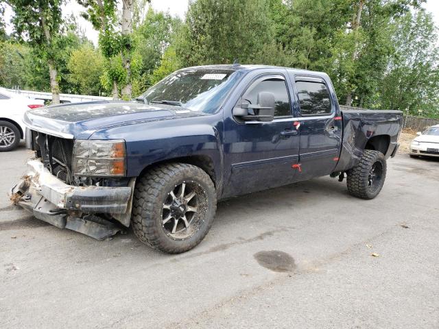 1GC4KYB65AF104235 - 2010 CHEVROLET SILVERADO K2500 HEAVY DUTY LTZ BLUE photo 1