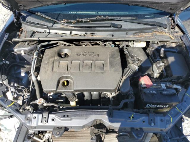 5YFBURHEXJP742737 - 2018 TOYOTA COROLLA L BLUE photo 11