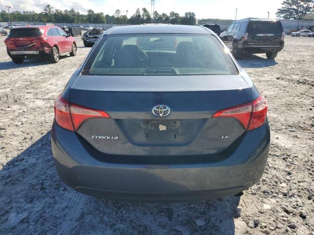 5YFBURHEXJP742737 - 2018 TOYOTA COROLLA L BLUE photo 6