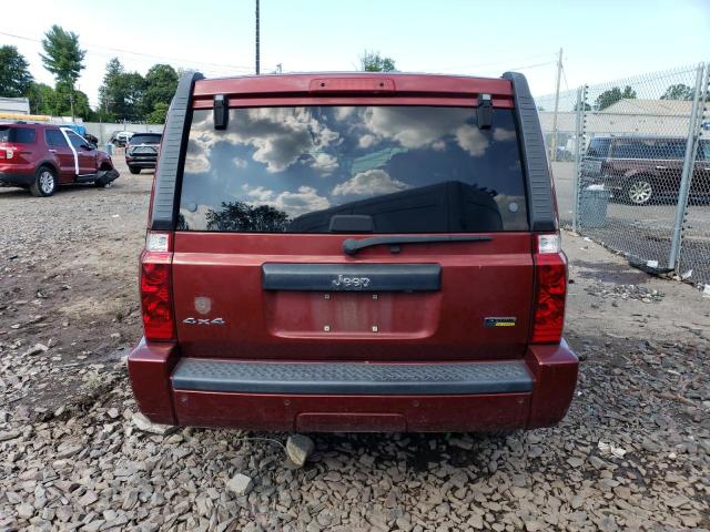 1J8HG48P77C672453 - 2007 JEEP COMMANDER RED photo 6