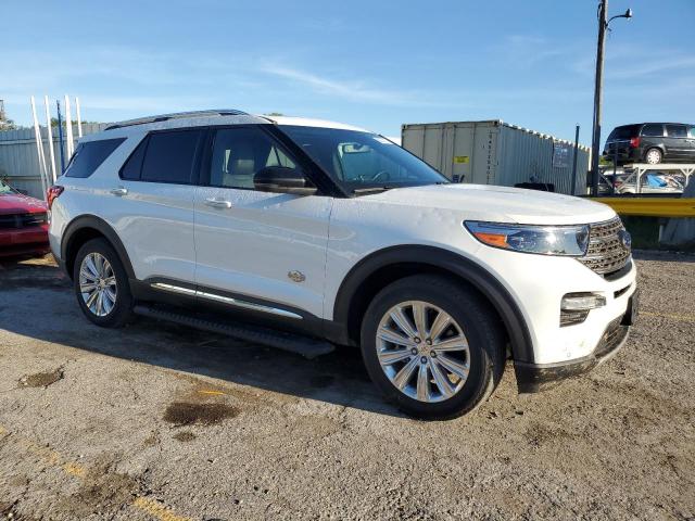 1FM5K8LC3NGA73829 - 2022 FORD EXPLORER KING RANCH WHITE photo 4