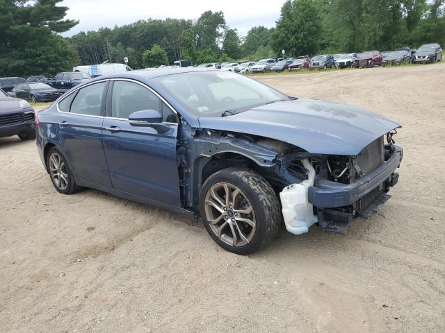 3FA6P0CD8KR264919 - 2019 FORD FUSION SEL BLUE photo 4