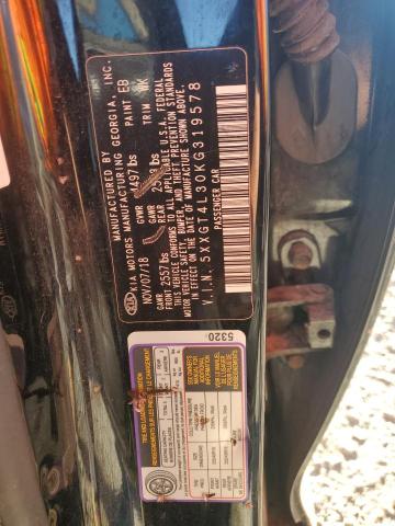 5XXGT4L30KG319578 - 2019 KIA OPTIMA LX BLACK photo 13