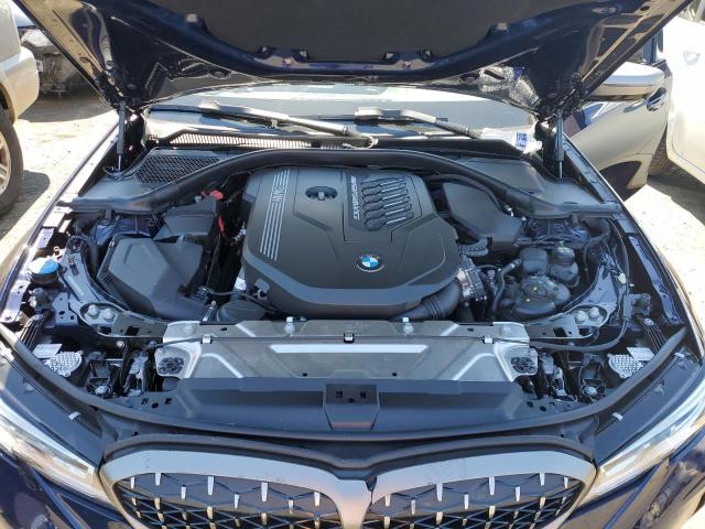 WBA5U7C0XNFM01247 - 2022 BMW M340I BLUE photo 11