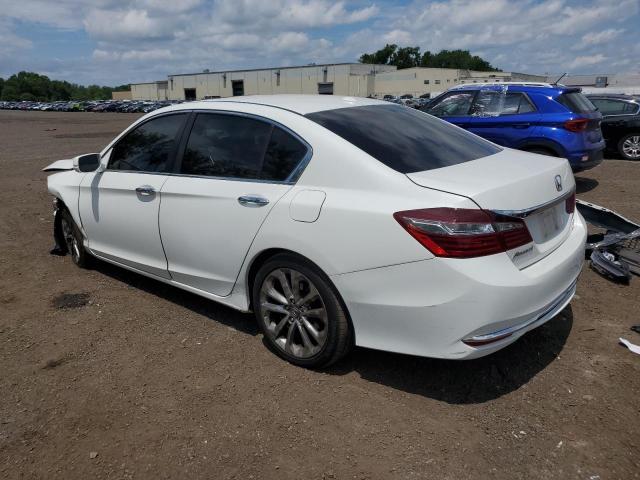 1HGCR2F80HA037326 - 2017 HONDA ACCORD EXL WHITE photo 2