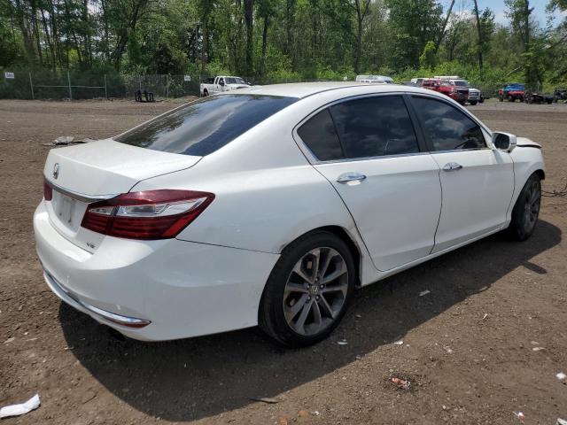 1HGCR2F80HA037326 - 2017 HONDA ACCORD EXL WHITE photo 3