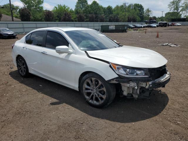 1HGCR2F80HA037326 - 2017 HONDA ACCORD EXL WHITE photo 4