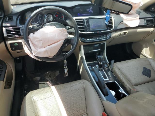 1HGCR2F80HA037326 - 2017 HONDA ACCORD EXL WHITE photo 8