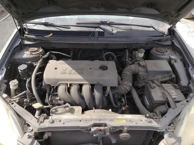 2T1KR32E55C416860 - 2005 TOYOTA COROLLA MA XR GRAY photo 12