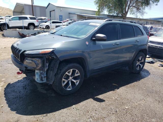 1C4PJMBS3EW150836 - 2014 JEEP CHEROKEE TRAILHAWK GRAY photo 1