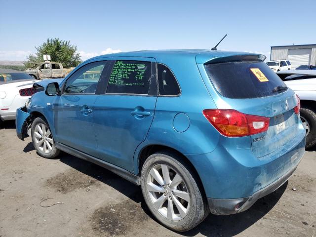 4A4AP3AU2DE012154 - 2013 MITSUBISHI OUTLANDER ES BLUE photo 2