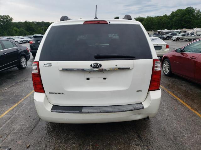 KNDMB233596279999 - 2009 KIA SEDONA EX WHITE photo 6