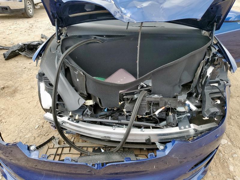 7SAXCAE54SF465324 - 2025 TESLA MODEL X BLUE photo 12