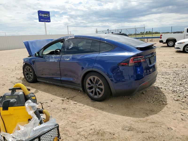 7SAXCAE54SF465324 - 2025 TESLA MODEL X BLUE photo 2