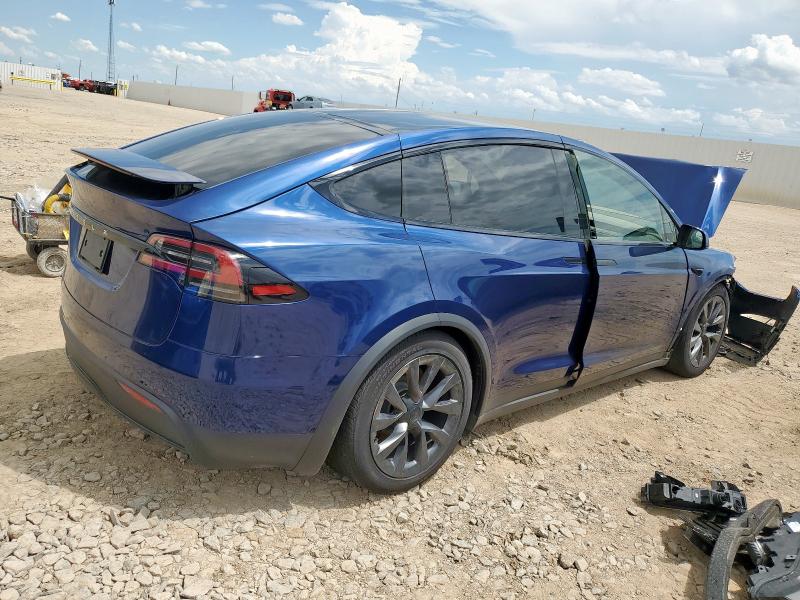 7SAXCAE54SF465324 - 2025 TESLA MODEL X BLUE photo 3