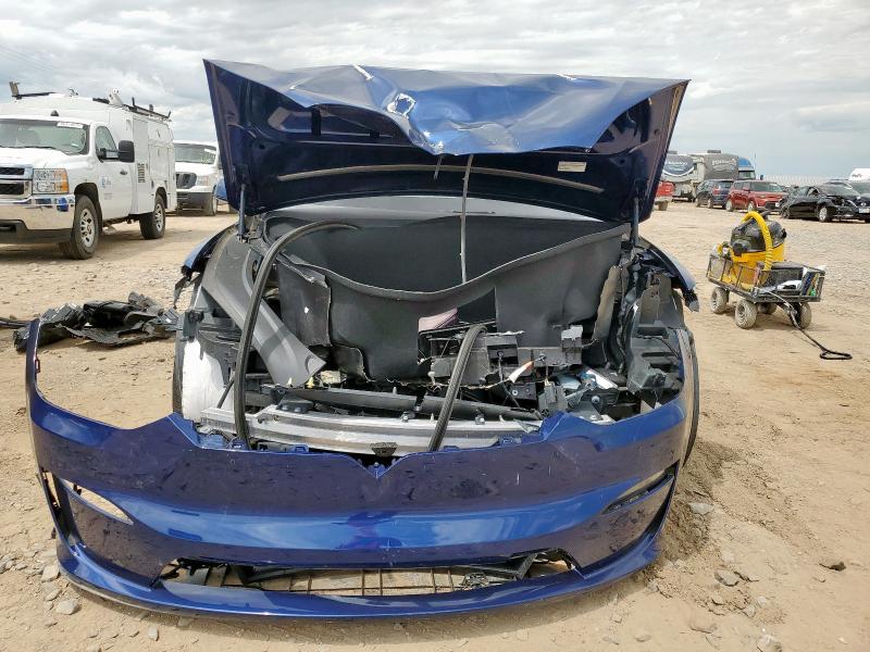 7SAXCAE54SF465324 - 2025 TESLA MODEL X BLUE photo 5