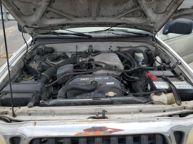 5TEGN92N24Z421673 - 2004 TOYOTA TACOMA DOUBLE CAB PRERUNNER SILVER photo 11