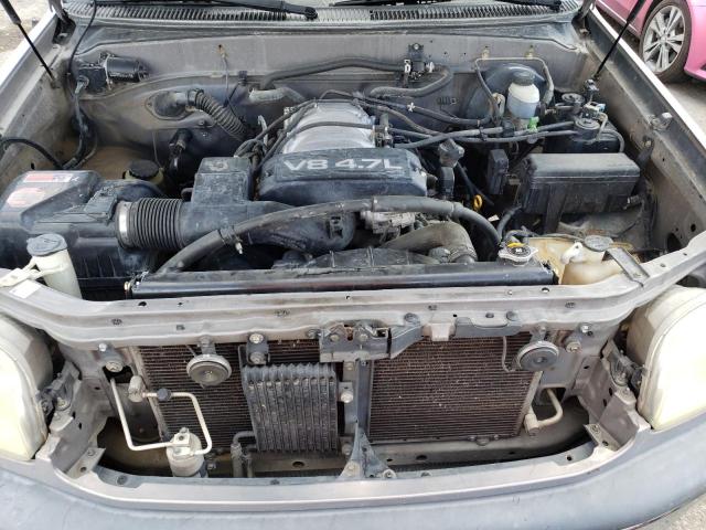 5TBRT3415YS042071 - 2000 TOYOTA TUNDRA ACCESS CAB ვერცხლისფერი ფოტო 11