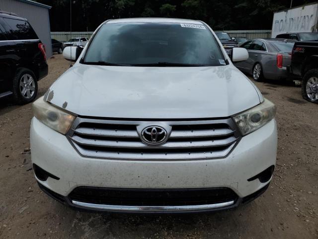 5TDZA3EHXCS027776 - 2012 TOYOTA HIGHLANDER BASE WHITE photo 5