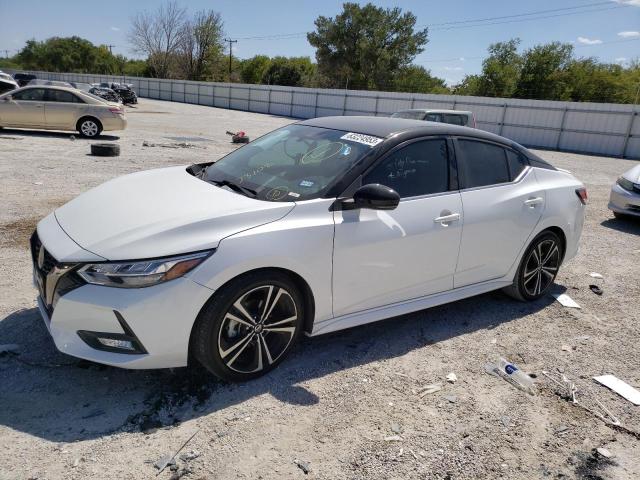 3N1AB8DV8LY217540 - 2020 NISSAN SENTRA SR WHITE photo 1