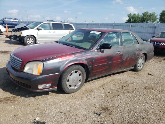 1G6KE57Y22U247957 - 2002 CADILLAC DEVILLE DHS RED photo 1