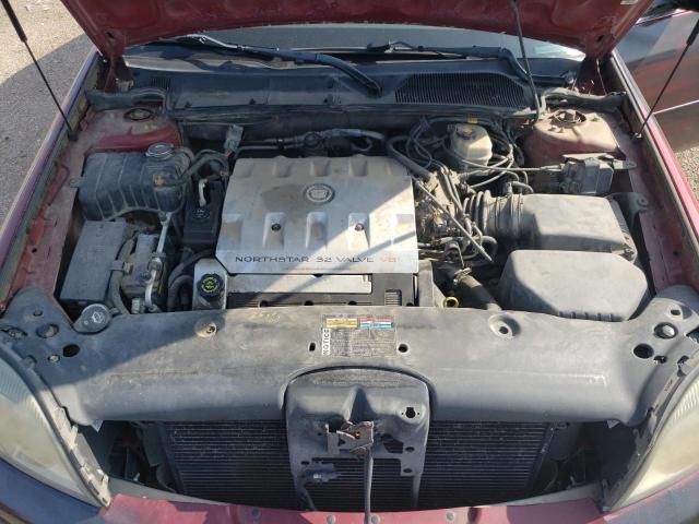 1G6KE57Y22U247957 - 2002 CADILLAC DEVILLE DHS RED photo 11