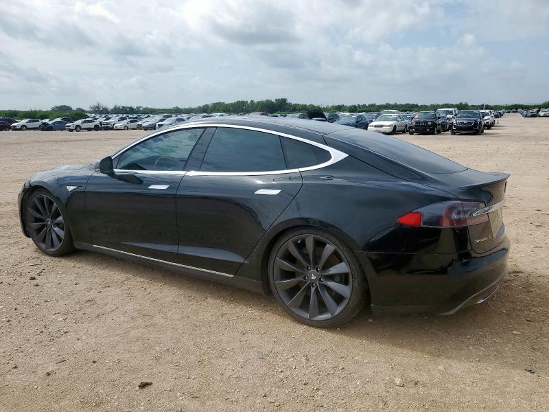 5YJSA1CP2DFP13199 - 2013 TESLA MODEL S 黑色 照片 2