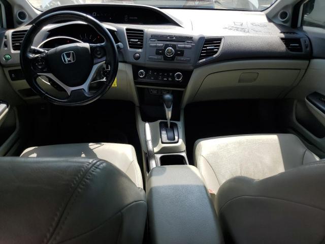 2HGFB2F94CH557436 - 2012 HONDA CIVIC EXL WHITE photo 8