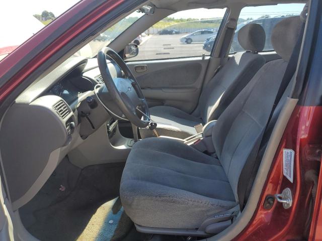 1Y1SK54802Z425633 - 2002 CHEVROLET GEO PRIZM BASE ORANGE photo 7