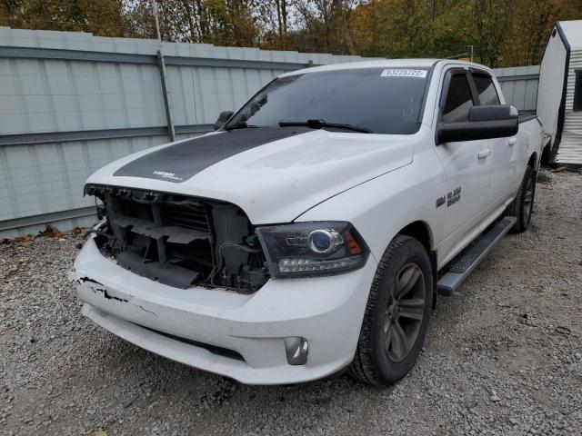 1C6RR7UT9GS188551 - 2016 RAM 1500 SPORT WHITE photo 2