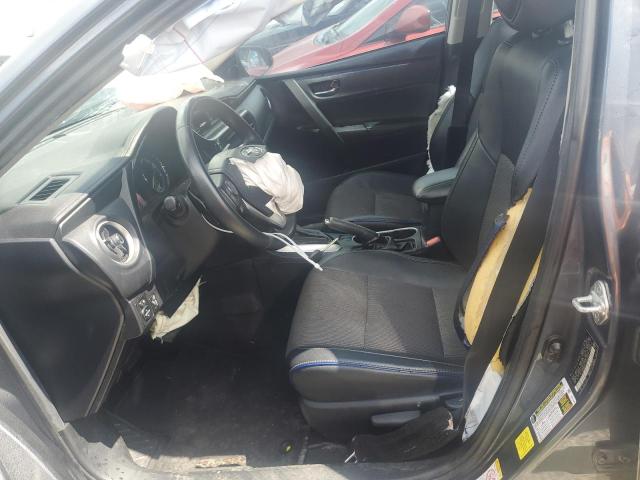 2T1BURHE5JC038221 - 2018 TOYOTA COROLLA L GRAY photo 7
