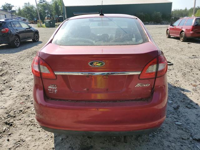 3FADP4CJ6BM105365 - 2011 FORD FIESTA SEL RED photo 6