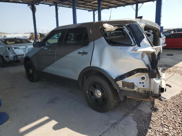 1FM5K8AR0HGB93924 - 2017 FORD EXPLORER POLICE INTERCEPTOR SILVER photo 2