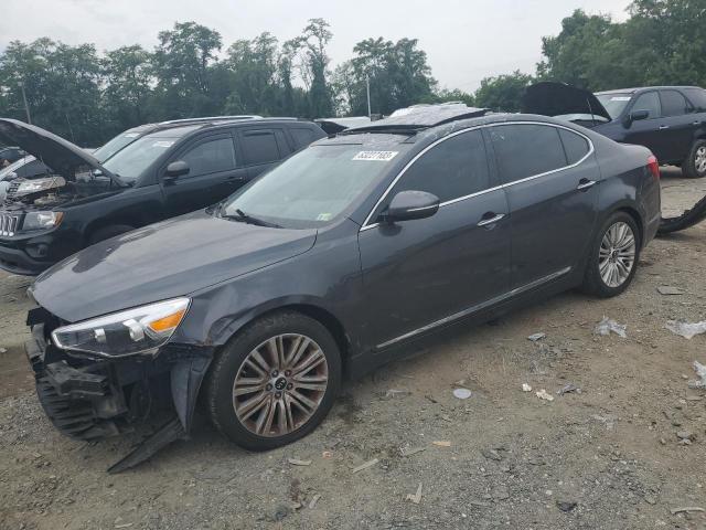 KNALN4D74E5130934 - 2014 KIA CADENZA PREMIUM GRAY photo 1