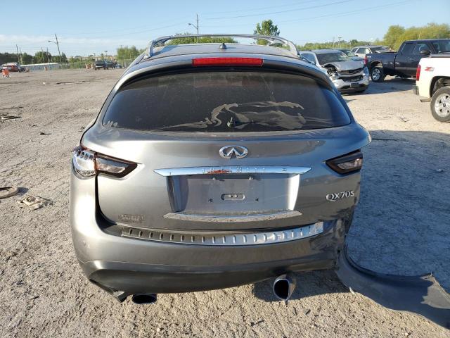 JN8CS1MW6EM410625 - 2014 INFINITI QX70 GRAY photo 6