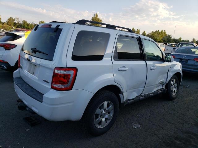 1FMCU94158KA47917 - 2008 FORD ESCAPE LIMITED WHITE photo 3