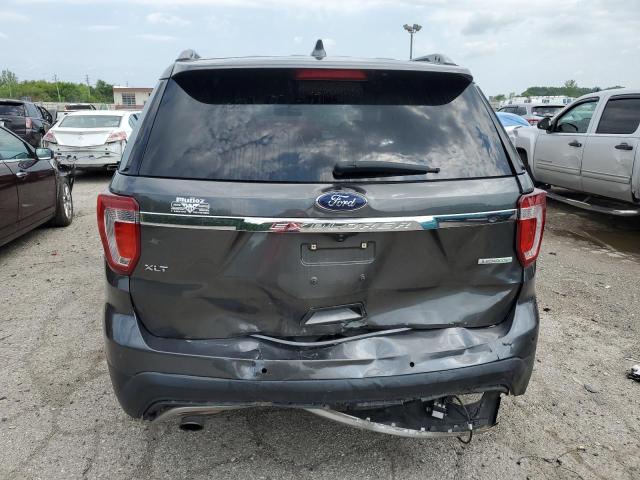 1FM5K7DH5HGA37889 - 2017 FORD EXPLORER XLT GRAY photo 6