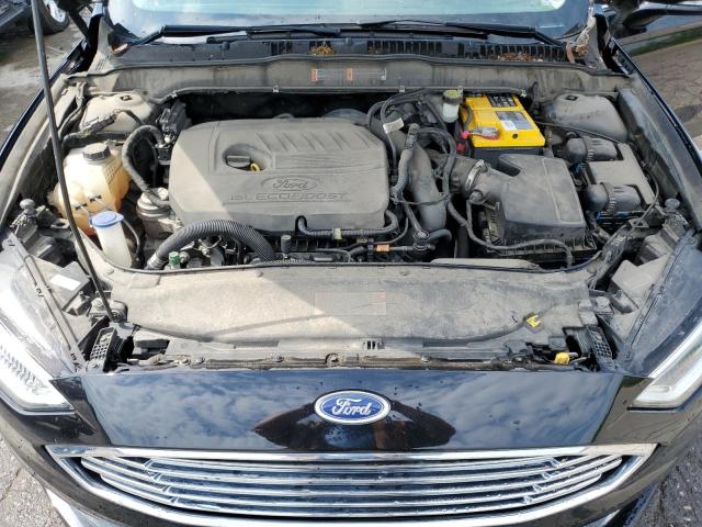 3FA6P0HD3JR166162 - 2018 FORD FUSION SE შავი ფოტო 11