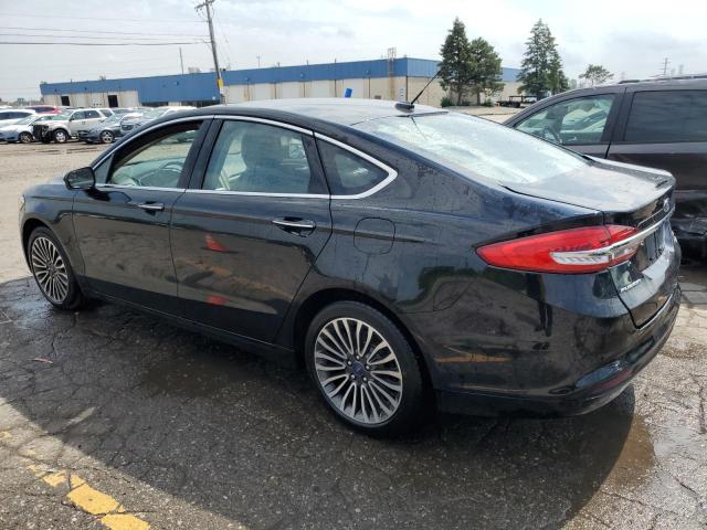 3FA6P0HD3JR166162 - 2018 FORD FUSION SE შავი ფოტო 2