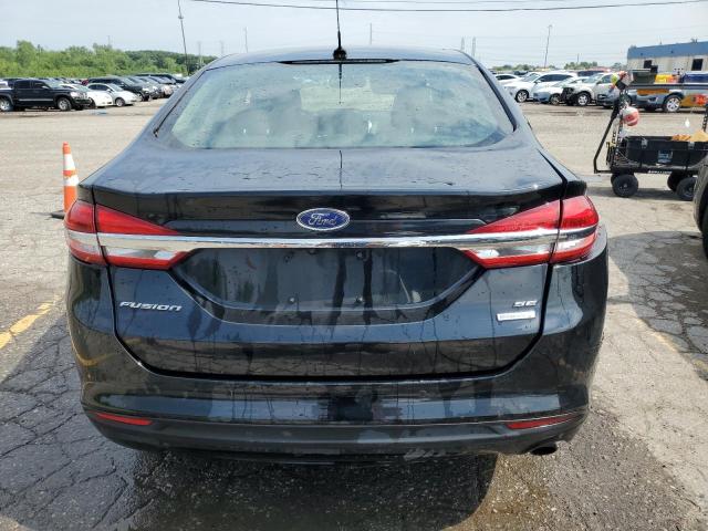 3FA6P0HD3JR166162 - 2018 FORD FUSION SE შავი ფოტო 6